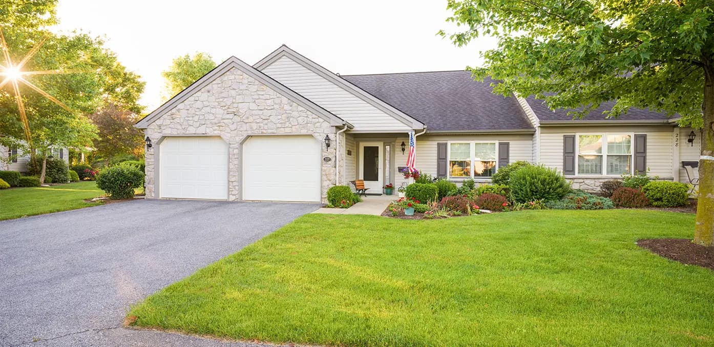 House with field